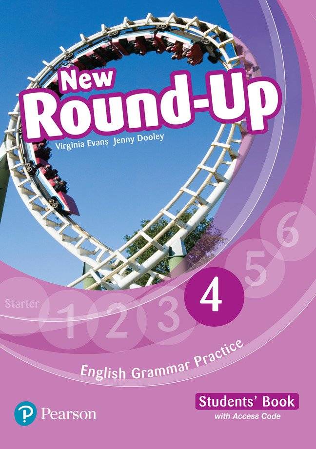 Coperta culegerii New Round-Up 4 Students Book cu cod de acces Pearson