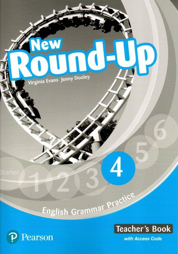 Coperta ghidului profesorului New Round-Up 4 Teachers Book Pearson
